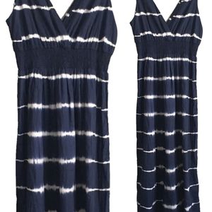 Merona V-Neck Floor-Length Tie-Dye Maxi XXL